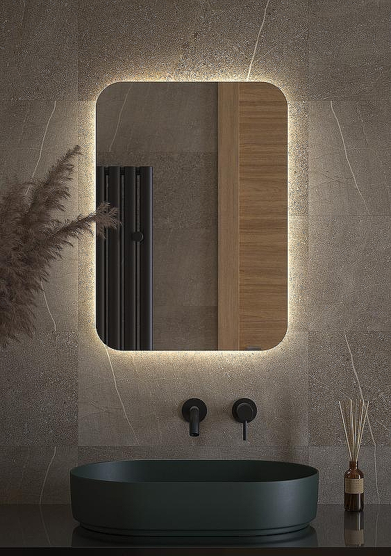 Зеркало Defesto Opti 50x70 DF 2804 с подсветкой 21W-4500К/Без выключателя/Нейтральный белый свет, купить, цена, заказать, магазин, доставка, скидка, промокод, купить, цена, заказать, магазин, доставка, скидка, промокод