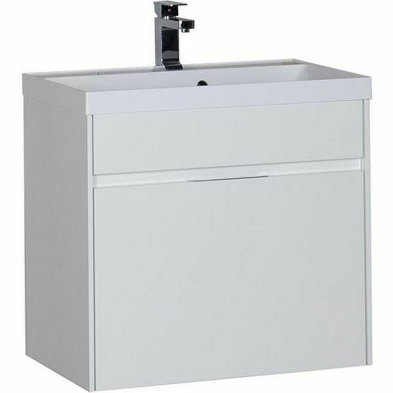 Тумба с раковиной Aquanet Латина 70 212834 подвесная Белый глянец, купить, цена, заказать, магазин, доставка, скидка, промокод, купить, цена, заказать, магазин, доставка, скидка, промокод