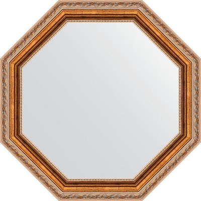 Зеркало Evoform Octagon 57х57 BY 3989 в багетной раме - Версаль бронза 64