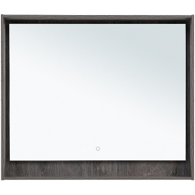 Зеркало Aquanet Милан 100 336396 с подсветкой Дуб рошелье с сенсорным выключателем