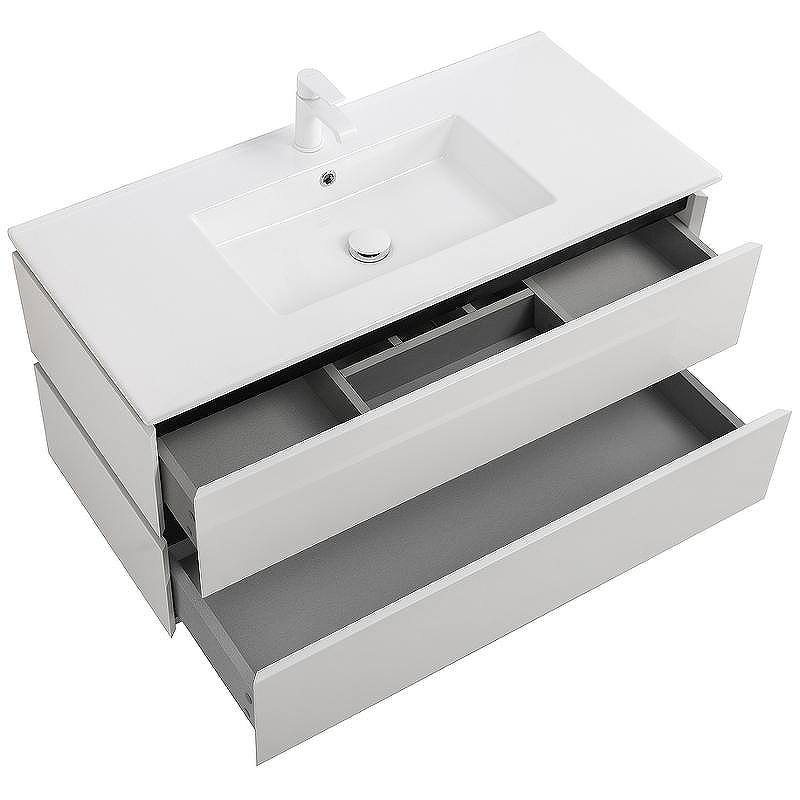 Тумба под раковину Cezares Plane 100 PLANE-1000-2C-SO-BL подвесная Bianco Lucido, купить, цена, заказать, магазин, доставка, скидка, промокод, купить, цена, заказать, магазин, доставка, скидка, промокод