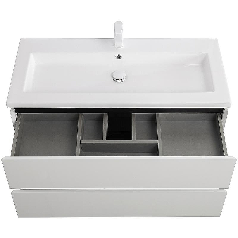 Тумба под раковину Cezares Plane 100 PLANE-1000-2C-SO-BL подвесная Bianco Lucido, купить, цена, заказать, магазин, доставка, скидка, промокод, купить, цена, заказать, магазин, доставка, скидка, промокод