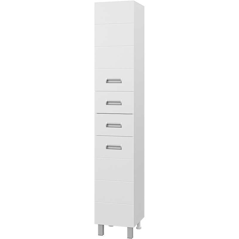 Шкаф пенал Misty Селена 35 L П-Сел05038-01БкЛ с бельевой корзиной Белый глянцевый, купить, цена, заказать, магазин, доставка, скидка, промокод, купить, цена, заказать, магазин, доставка, скидка, промокод