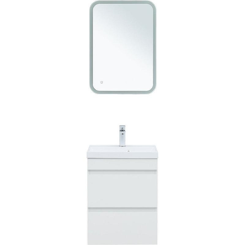 Тумба под раковину Aquanet Нота New 50 335416 подвесная Белый глянец, купить, цена, заказать, магазин, доставка, скидка, промокод, купить, цена, заказать, магазин, доставка, скидка, промокод