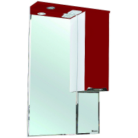 Зеркало со шкафом Bellezza Альфа 55 R 4618808001035 с подсветкой Белое Красное, купить, цена, заказать, магазин, доставка, скидка, промокод, купить, цена, заказать, магазин, доставка, скидка, промокод