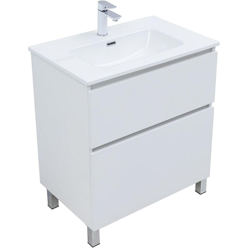 Тумба под раковину Aquanet Вега 70 344122 Белый глянец, купить, цена, заказать, магазин, доставка, скидка, промокод, купить, цена, заказать, магазин, доставка, скидка, промокод