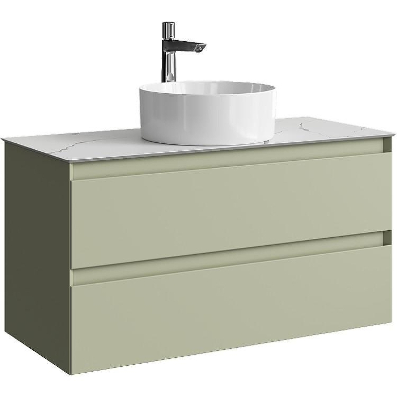 Тумба под раковину Aqwella Geometria 100 GE01102SH подвесная Шалфей зеленый, купить, цена, заказать, магазин, доставка, скидка, промокод, купить, цена, заказать, магазин, доставка, скидка, промокод