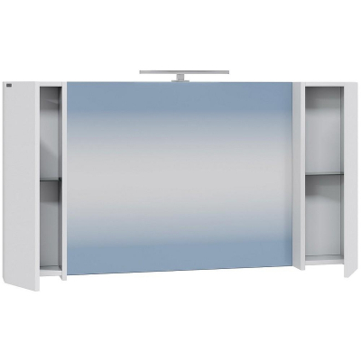 Зеркало со шкафом СанТа Вега 120 700452 с подсветкой Белый