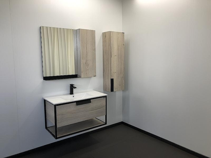 Зеркало со шкафом Comforty Бонн 90 00-00001951 Дуб дымчатый, купить, цена, заказать, магазин, доставка, скидка, промокод, купить, цена, заказать, магазин, доставка, скидка, промокод