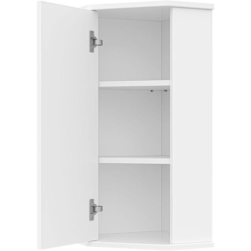 Подвесной шкаф Misty Лилия 34 Э-Лил08034-011бф угловой Белый, купить, цена, заказать, магазин, доставка, скидка, промокод, купить, цена, заказать, магазин, доставка, скидка, промокод