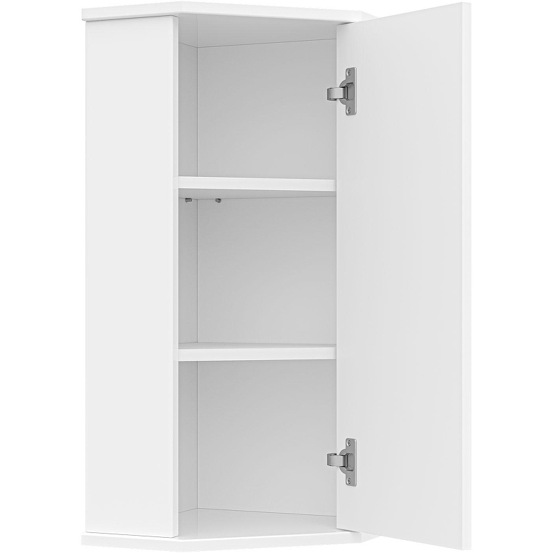 Подвесной шкаф Misty Лилия 34 Э-Лил08034-011бф угловой Белый, купить, цена, заказать, магазин, доставка, скидка, промокод, купить, цена, заказать, магазин, доставка, скидка, промокод