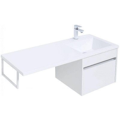 Тумба под раковину Aquanet Токио 110 236915 подвесная Белая