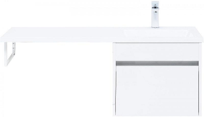 Тумба под раковину Aquanet Токио 110 236915 подвесная Белая
