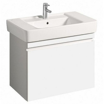 Тумба под раковину Geberit Renova Nr.1 Plan 80 869850000 подвесная Белая глянцевая