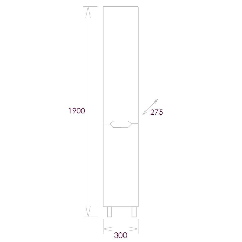 Шкаф пенал Onika Айленд 30 403081 цвет Белый, купить, цена, заказать, магазин, доставка, скидка, промокод, купить, цена, заказать, магазин, доставка, скидка, промокод