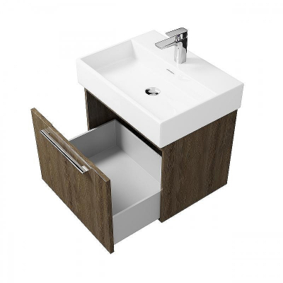 Тумба под раковину Creto Milano 60 5-1376TR подвесная Truffle