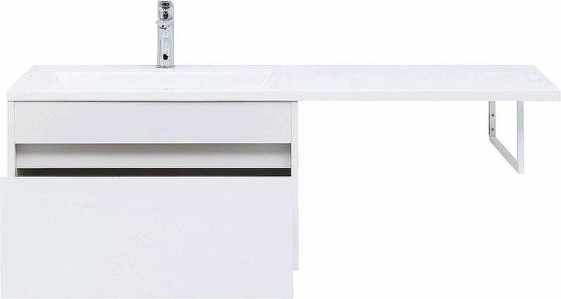 Тумба с раковиной Aquanet Токио 130 L 239217 подвесная Белая, купить, цена, заказать, магазин, доставка, скидка, промокод, купить, цена, заказать, магазин, доставка, скидка, промокод