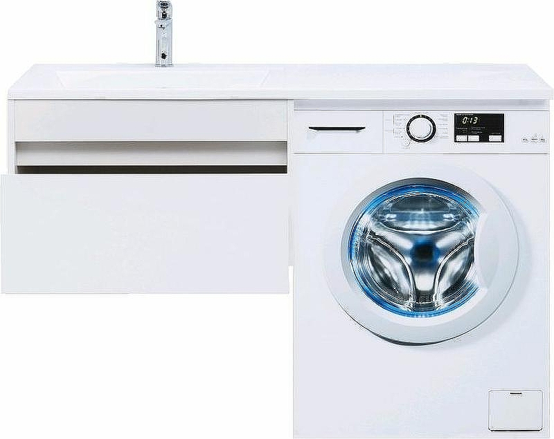 Тумба с раковиной Aquanet Токио 130 L 239217 подвесная Белая, купить, цена, заказать, магазин, доставка, скидка, промокод, купить, цена, заказать, магазин, доставка, скидка, промокод