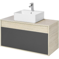 Тумба под раковину Aquaton Лофт Урбан 100 1A247701LQX60 подвесная Cерый графит Дуб орегон, купить, цена, заказать, магазин, доставка, скидка, промокод, купить, цена, заказать, магазин, доставка, скидка, промокод