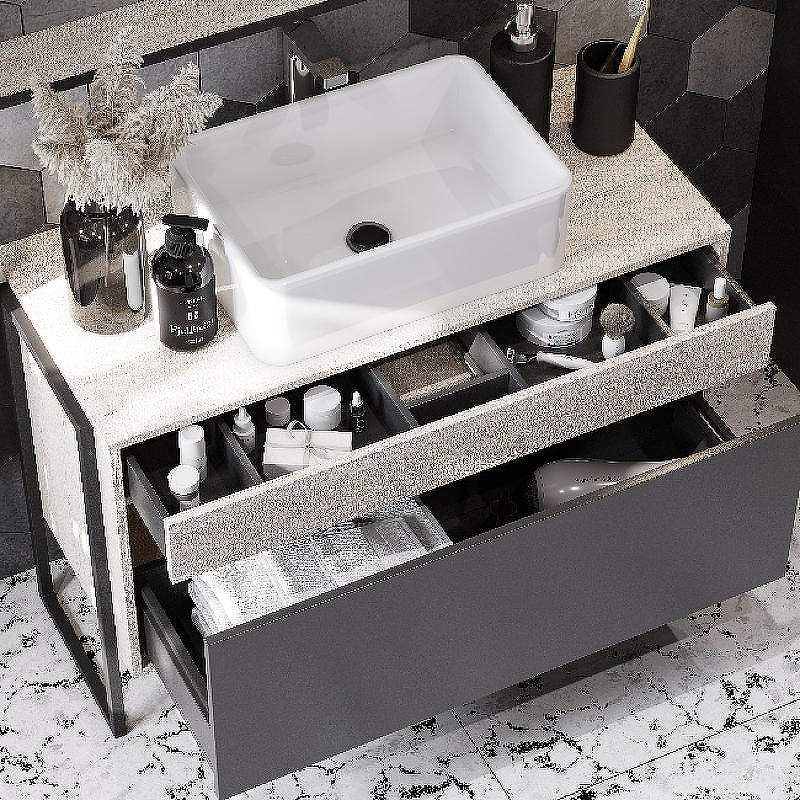 Тумба под раковину Aquaton Лофт Урбан 100 1A247701LQX60 подвесная Cерый графит Дуб орегон, купить, цена, заказать, магазин, доставка, скидка, промокод, купить, цена, заказать, магазин, доставка, скидка, промокод