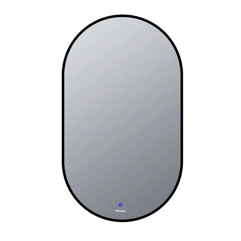 Зеркало Grossman Nero-промо BLACK 60 24601002 с подсветкой цвет Черный c сенсорным выключателем, купить, цена, заказать, магазин, доставка, скидка, промокод, купить, цена, заказать, магазин, доставка, скидка, промокод