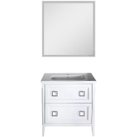 Комплект мебели для ванной ASB-Woodline Рома 80Н Белый, купить, цена, заказать, магазин, доставка, скидка, промокод, купить, цена, заказать, магазин, доставка, скидка, промокод