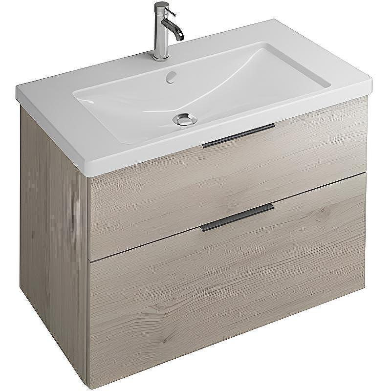 Тумба с раковиной Burgbad Eqio 93 SEYQ093F2632C001*1 подвесная Фланелевый дуб, купить, цена, заказать, магазин, доставка, скидка, промокод, купить, цена, заказать, магазин, доставка, скидка, промокод