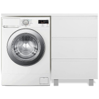 Тумба с раковиной Эстет Dallas Luxe 105 R ФР-00009669 Белая, купить, цена, заказать, магазин, доставка, скидка, промокод, купить, цена, заказать, магазин, доставка, скидка, промокод