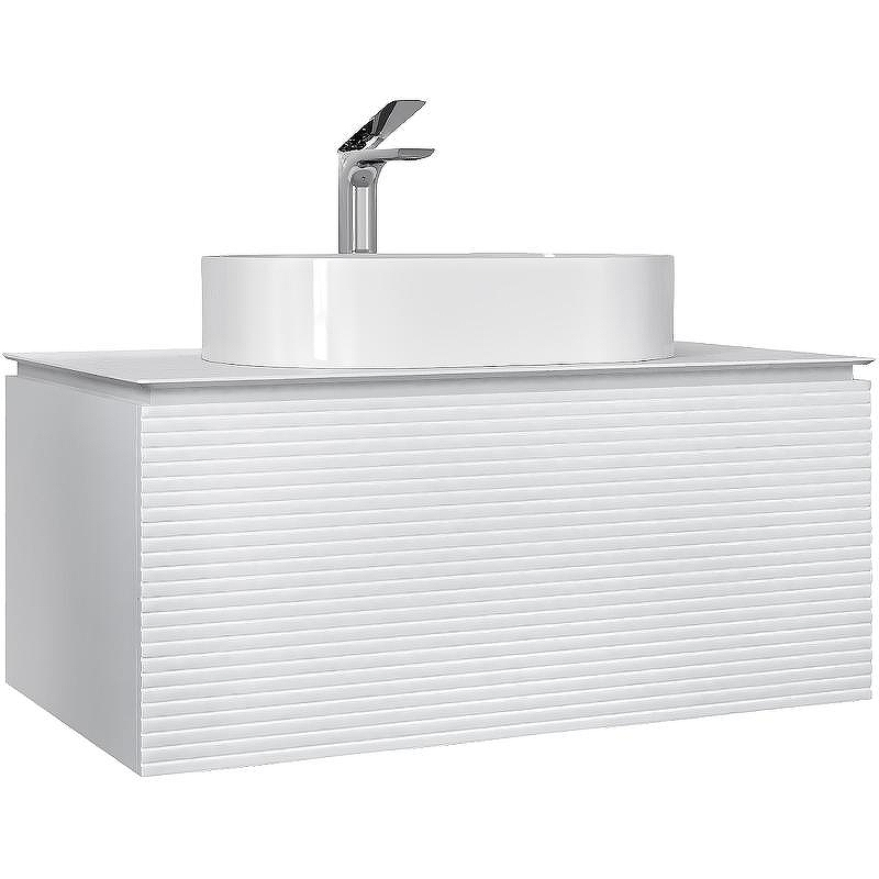 Тумба под раковину Jorno Stone 100 Stn.01.100/P/W/JR подвесная Белая, купить, цена, заказать, магазин, доставка, скидка, промокод, купить, цена, заказать, магазин, доставка, скидка, промокод