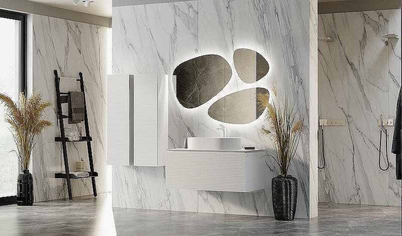 Тумба под раковину Jorno Stone 100 Stn.01.100/P/W/JR подвесная Белая, купить, цена, заказать, магазин, доставка, скидка, промокод, купить, цена, заказать, магазин, доставка, скидка, промокод