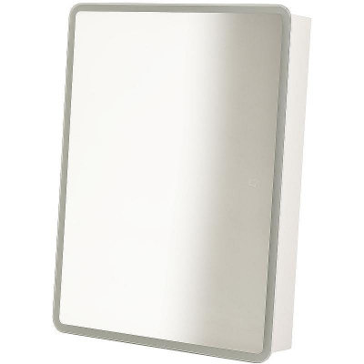 Зеркальный шкаф Sintesi Corso 60 SIN-SPEC-CORSO-60 с подсветкой Белый с сенсорным выключателем