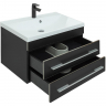 Тумба под раковину Aquanet Верона 75 272427 подвесная Черная матовая, купить, цена, заказать, магазин, доставка, скидка, промокод, купить, цена, заказать, магазин, доставка, скидка, промокод