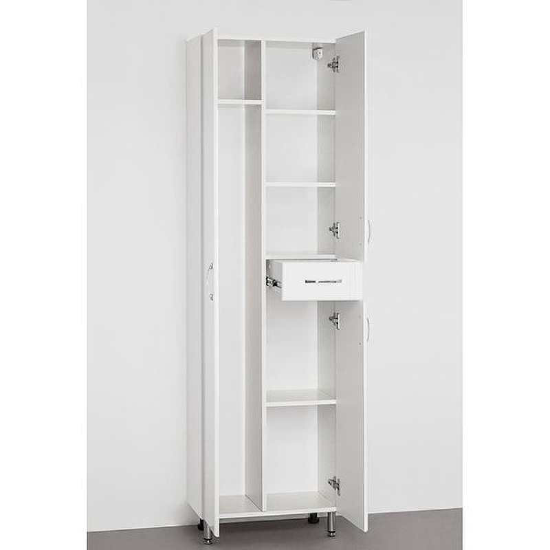 Шкаф пенал Style Line Эко Стандарт 54 Белый, купить, цена, заказать, магазин, доставка, скидка, промокод, купить, цена, заказать, магазин, доставка, скидка, промокод