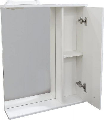 Зеркало со шкафом DIWO Дмитров 60 R СО-Дм04060-011П с подсветкой Белое