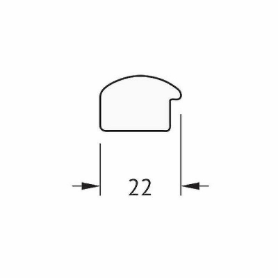 Зеркало Evoform Definite 88х68 BY 0673 в багетной раме - Махагон 22