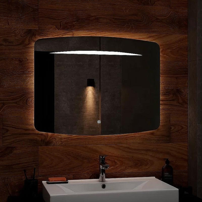 Зеркало Континент Rapid 900х700 ЗЛП918 с подсветкой с сенсорным выключателем, купить, цена, заказать, магазин, доставка, скидка, промокод, купить, цена, заказать, магазин, доставка, скидка, промокод