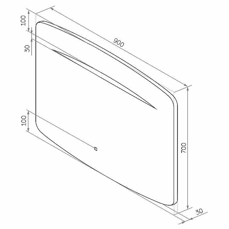 Зеркало Континент Rapid 900х700 ЗЛП918 с подсветкой с сенсорным выключателем, купить, цена, заказать, магазин, доставка, скидка, промокод, купить, цена, заказать, магазин, доставка, скидка, промокод
