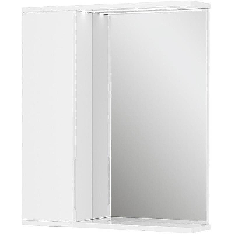 Зеркало со шкафом Volna Lake 60 L zsLAKE60.L-01 с подсветкой Белое, купить, цена, заказать, магазин, доставка, скидка, промокод, купить, цена, заказать, магазин, доставка, скидка, промокод