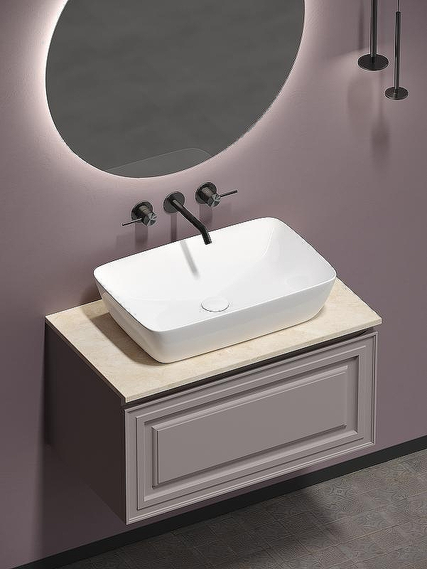 Тумба под раковину Sancos Very 80 VR80SM подвесная Doha Soft, купить, цена, заказать, магазин, доставка, скидка, промокод, купить, цена, заказать, магазин, доставка, скидка, промокод
