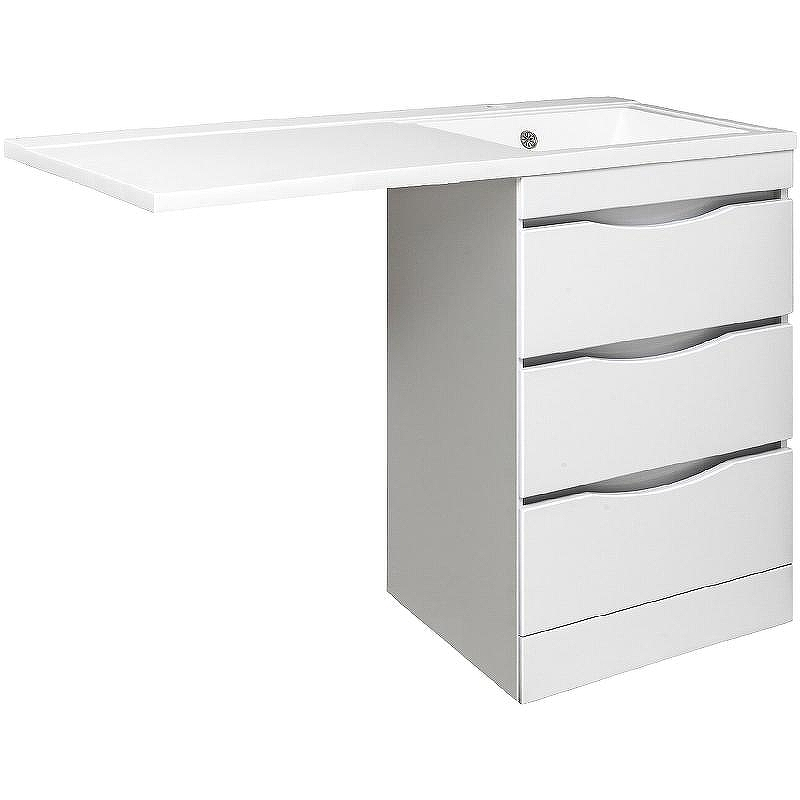 Тумба под раковину Runo Орион 120 УТ000003442 Белая, купить, цена, заказать, магазин, доставка, скидка, промокод, купить, цена, заказать, магазин, доставка, скидка, промокод