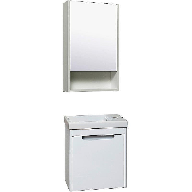 Зеркальный шкаф Runo Микра 40 R УТ000002341 Белый, купить, цена, заказать, магазин, доставка, скидка, промокод, купить, цена, заказать, магазин, доставка, скидка, промокод