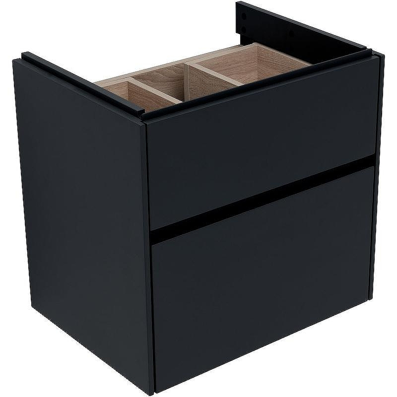 Тумба под раковину Aquanet Бруклин 60 310140 подвесная Антрацит матовый, купить, цена, заказать, магазин, доставка, скидка, промокод, купить, цена, заказать, магазин, доставка, скидка, промокод