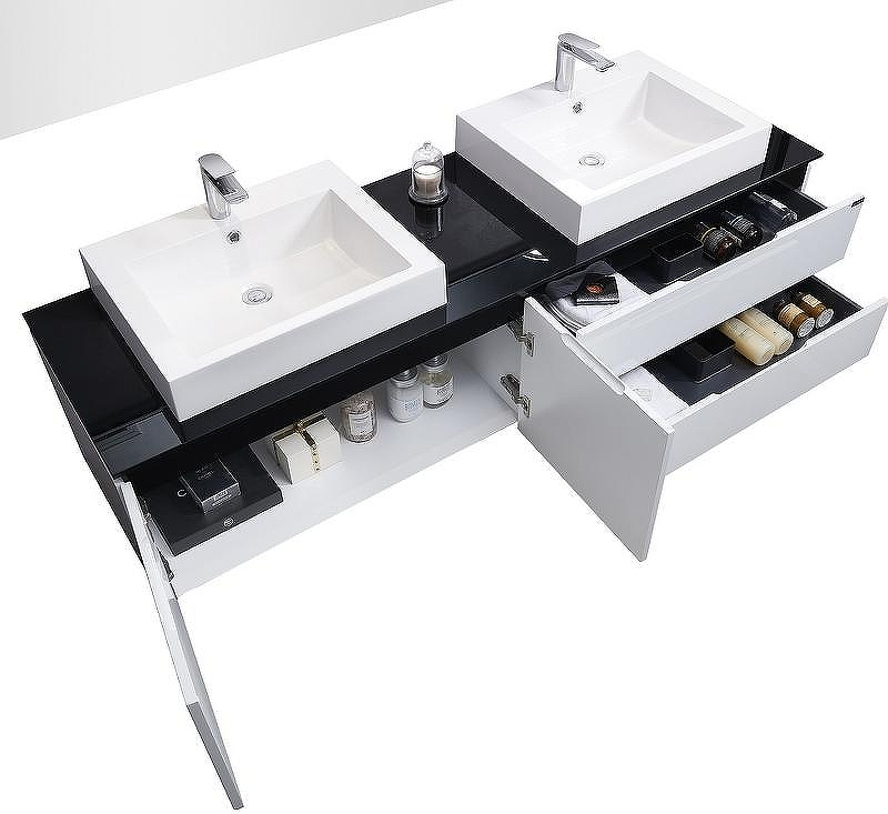 Тумба с раковиной Orans BC-6023-1800 180 60231800 подвесная Белая глянцевая, купить, цена, заказать, магазин, доставка, скидка, промокод, купить, цена, заказать, магазин, доставка, скидка, промокод