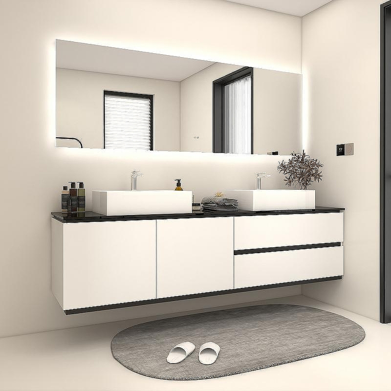 Тумба с раковиной Orans BC-6023-1800 180 60231800 подвесная Белая глянцевая, купить, цена, заказать, магазин, доставка, скидка, промокод, купить, цена, заказать, магазин, доставка, скидка, промокод