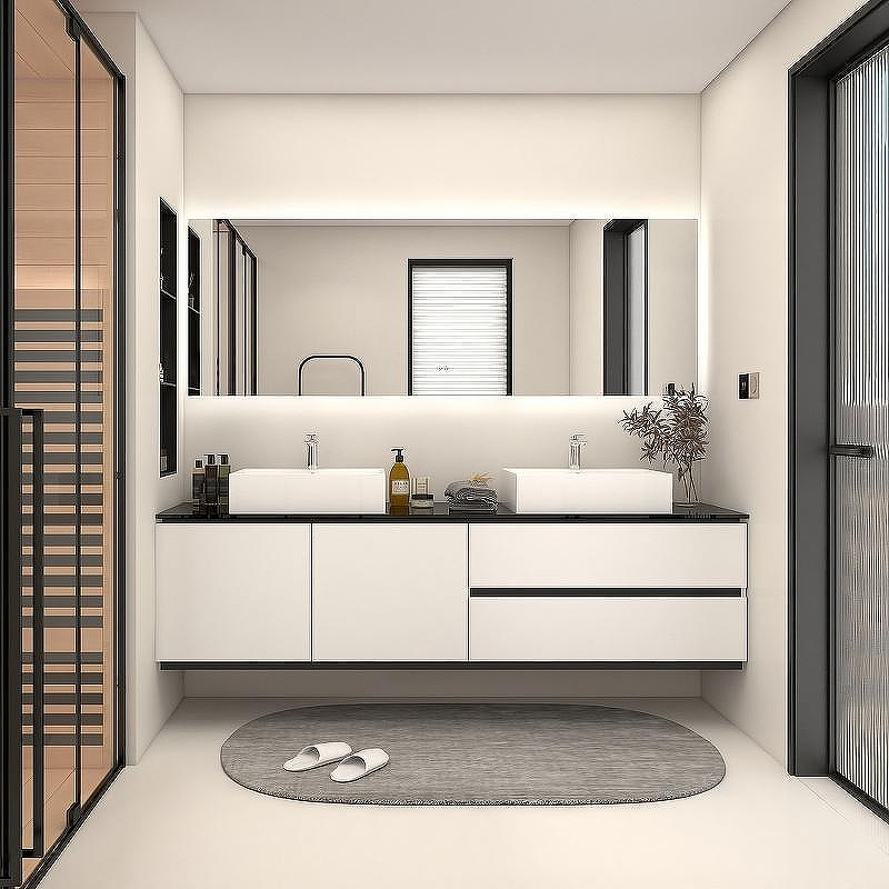 Тумба с раковиной Orans BC-6023-1800 180 60231800 подвесная Белая глянцевая, купить, цена, заказать, магазин, доставка, скидка, промокод, купить, цена, заказать, магазин, доставка, скидка, промокод