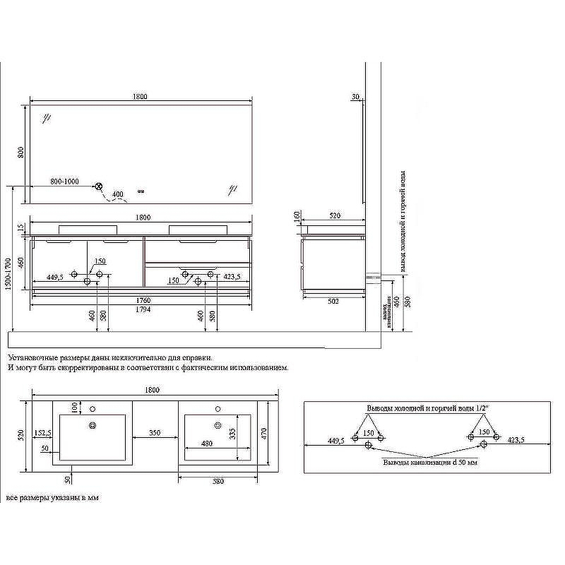 Тумба с раковиной Orans BC-6023-1800 180 60231800 подвесная Белая глянцевая, купить, цена, заказать, магазин, доставка, скидка, промокод, купить, цена, заказать, магазин, доставка, скидка, промокод
