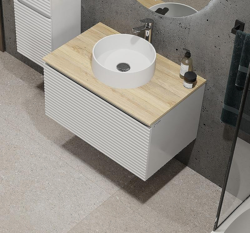 Тумба под раковину Jorno Cossety 80 Coss.01.80/P/W-DG/JR подвесная Белый, купить, цена, заказать, магазин, доставка, скидка, промокод, купить, цена, заказать, магазин, доставка, скидка, промокод