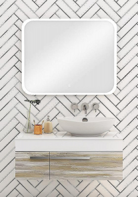 Зеркало Runo Руан 100 00-00001290 с подсветкой с сенсорным выключателем