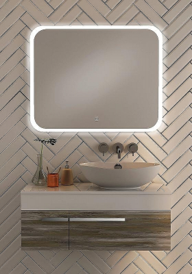 Зеркало Runo Руан 100 00-00001290 с подсветкой с сенсорным выключателем