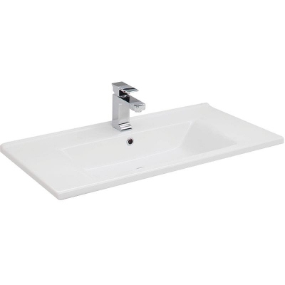 Комплект мебели для ванной Aquanet Модена 100 199303 Белый глянец